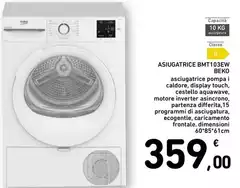 Beko - Aciugatrice BMT103EW