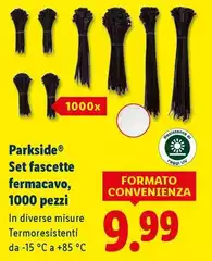 Parkside - Set Fascette Fermacavo, 1000 Pezzi Parkside - Set Fascette Fermacavo, 1000 Pezzi