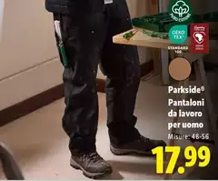 Parkside - Pantaloni Da Lavoro Per Uomo