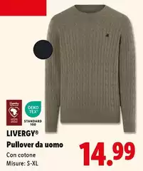Livergy - Pullover Da Uomo