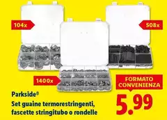 Parkside - Set Guaine Termorestringenti, Fascette Stringitubo O Rondelle Parkside - Set Guaine Termorestringenti, Fascette Stringitubo O Rondelle