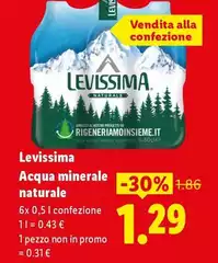 Levissima - Acqua Minerale Naturale