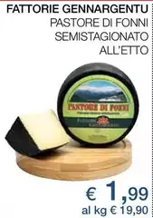 Fattorie gennargentu - Pastore Di Fonni Semistagionato