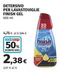 Finish - Detersivo Per Lavastoviglie Gel