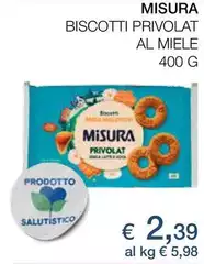 Misura - Biscotti Privolat Al Miele
