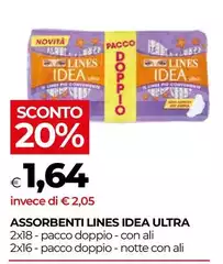 Lines - Assorbenti Idea Ultra