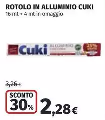 Cuki - Rotolo In Alluminio