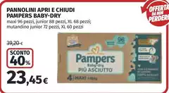 Pampers - Pannolini E Chiudi Baby-Dry