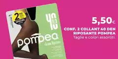 Pompea - Conf. 2 Collant 40 Den Riposante