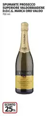 Valdo - Spumante Prosecco Superiore bbiadene D.O.C.G. Marca Oro