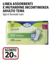 Tena - Linea Assorbenti E Mutandine Incontinenza Adulto