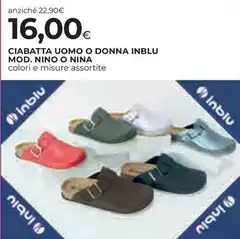 Inblu - Ciabatta Uomo O Donna Mod. Nino O Nina