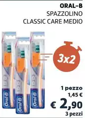 Oral b - Spazzolino Classic Care Medio