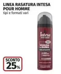 Intesa - Linea Rasatura Pour Homme Intesa - Linea Rasatura Pour Homme