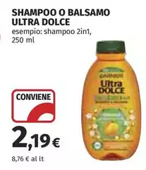Garnier - Shampoo O Balsamo Ultra Dolce
