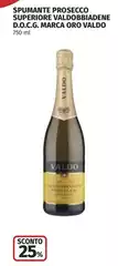 Valdo - Spumante Prosecco Superiore bbiadene D.O.C.G. Marca Oro