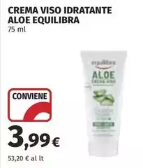Equilibra - Crema Viso Idratante Aloe