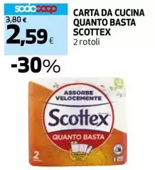 Scottex - Carta Da Cucina Quanto Basta