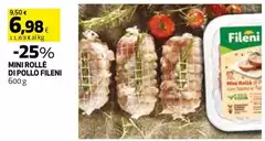 Fileni - Mini Rolle Di Pollo