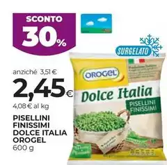 Orogel - Pisellini Finissimi Dolce Italia Orogel - Pisellini Finissimi Dolce Italia