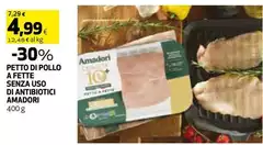 Amadori - Petto Di Pollo A Fette Senza Uso Di Antibiotici