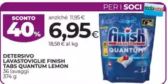 Finish - Detersivo Lavastoviglie  Tabs Quantum Lemon