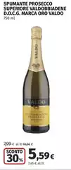 Valdo - Spumante Prosecco Superiore bbiadene D.O.C.G. Marca Oro
