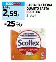Scottex - Carta Da Cucina Quanto Basta
