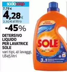 Sole - Detersivo Liquido Per Lavatrice