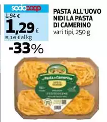 La pasta di camerino - Pasta All'Uovo Nidi