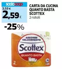 Scottex - Carta Da Cucina Quanto Basta