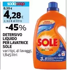 Sole - Detersivo Liquido Per Lavatrice