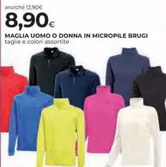 Brugi - Maglia Uomo O Donna In Micropile