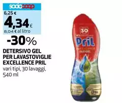 Pril - Detersivo Gel Per Lavastoviglie Excellence