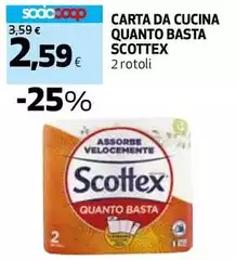 Scottex - Carta Da Cucina Quanto Basta