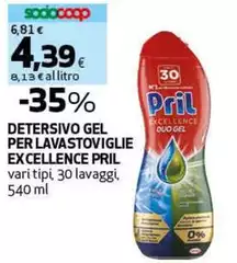 Pril - Detersivo Gel Per Lavastoviglie Excellence