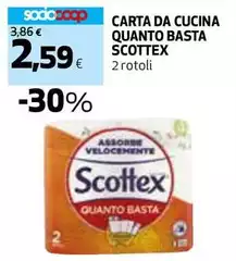 Scottex - Carta Da Cucina Quanto Basta