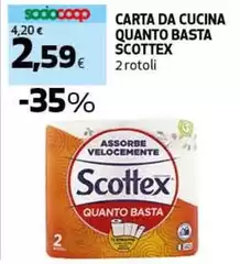 Scottex - Carta Da Cucina Quanto Basta