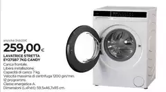 Candy - Lavatrice E27587kc