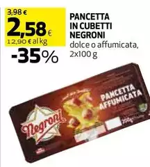 Negroni - Pancetta In Cubetti Negroni - Pancetta In Cubetti