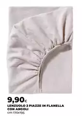 Lenzuolo 2 Piazze In Flanella Con Angoli
