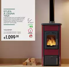 Vulcania - Stufa A Legna Tina