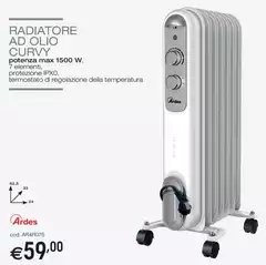 Ardes - Radiatore Ad Olio Curvy