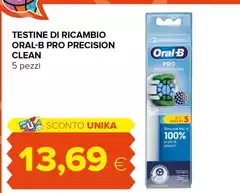 Oral B - Testine Di Ricambio Pro Precision Clean