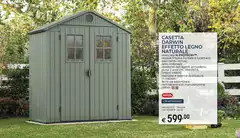 Casetta Darwin Effetto Legno Naturale