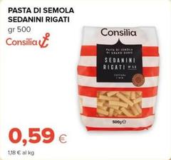 Consilia - Pasta Di Semola Sedanini Rigati