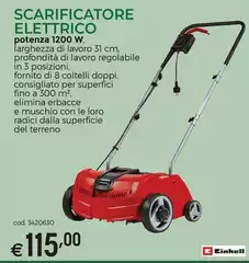 Einhell - Scarificatore Elettrico