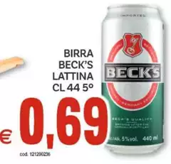 Becks - Birra Lattina