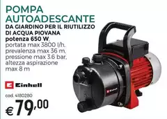 Einhell - Pompa Autoadescante