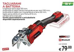 Einhell - Tagliarma A Batteria